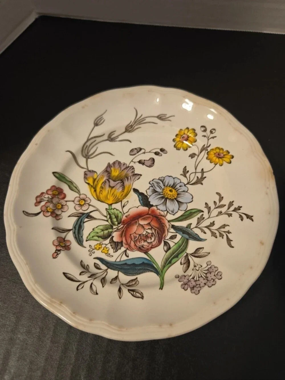 Copeland Spode Salad/Dessert Plates Lot Of 2 Floral Gainsborough England